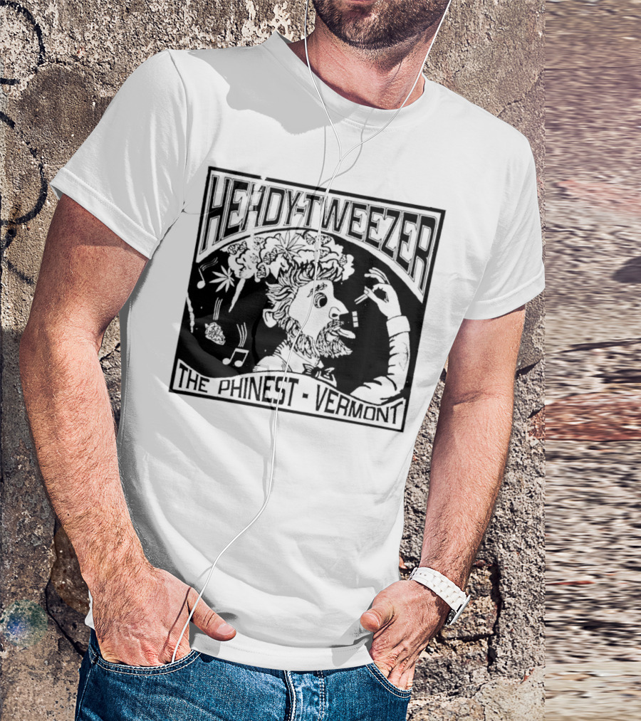 Heady-Tweezer Phinest Vermont Musical Clouds And Creative T-Shirt
