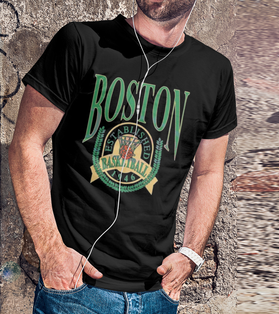 Boston Celtics Established Basketball 1946 NBA Season T-Shirt