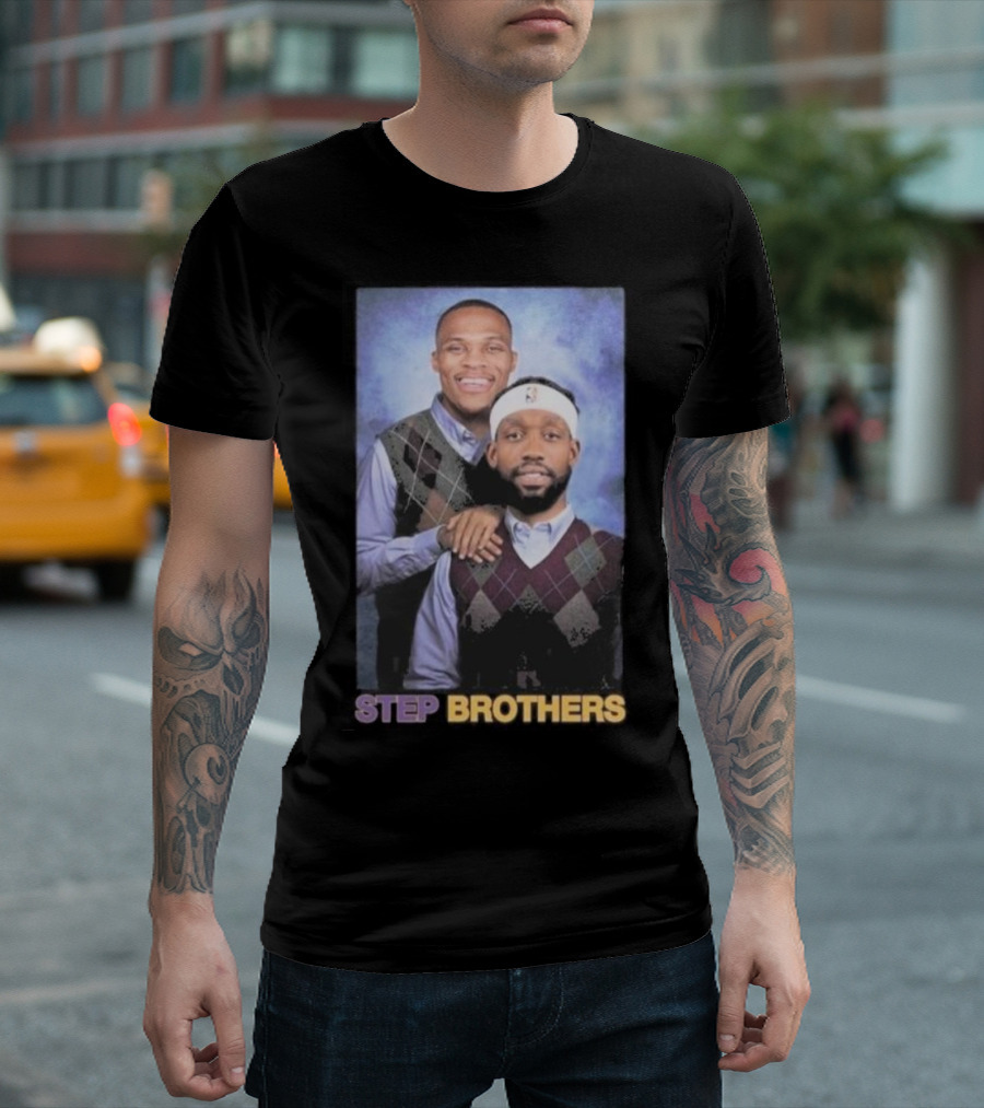 Lakers Westbrook Beverly Step Brothers T-Shirt