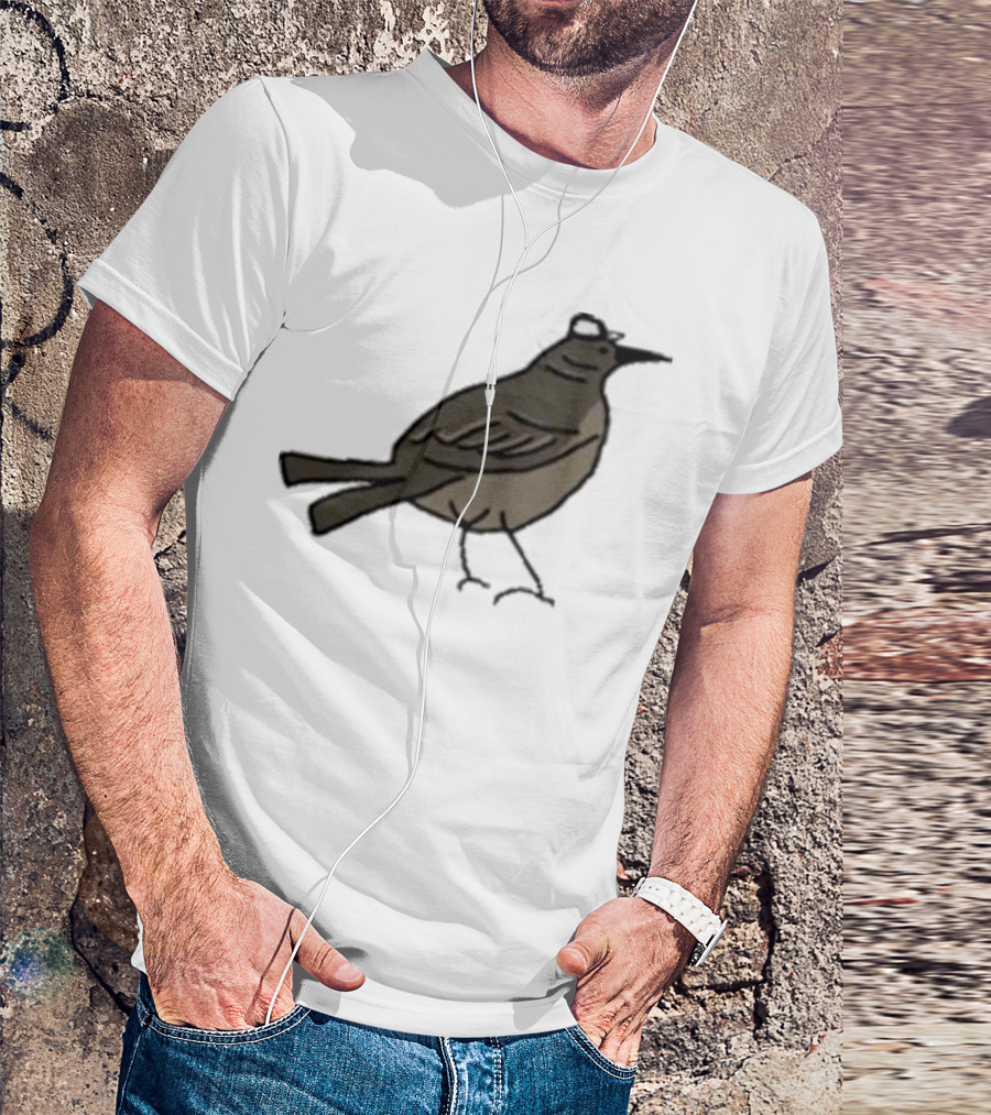 Dallas Stars Mr. Mockingbird Victory Green Bird T-Shirt