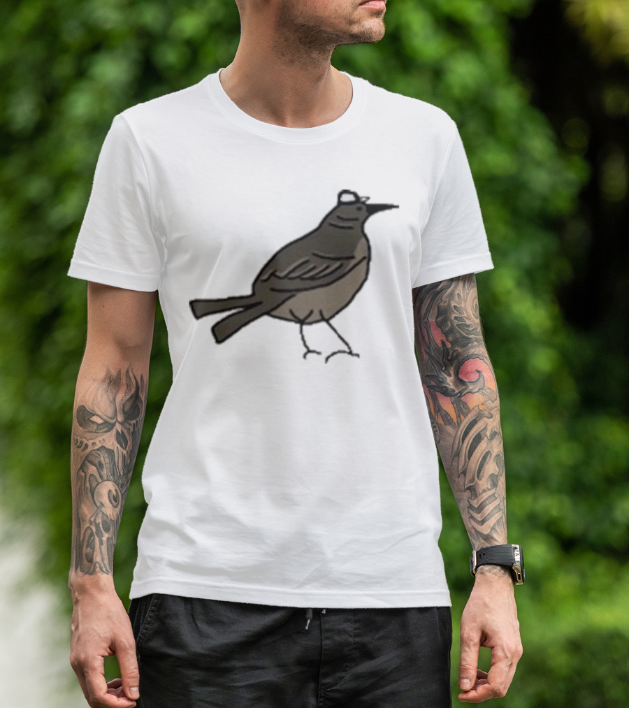 Dallas Stars Mr. Mockingbird Victory Green Bird T-Shirt