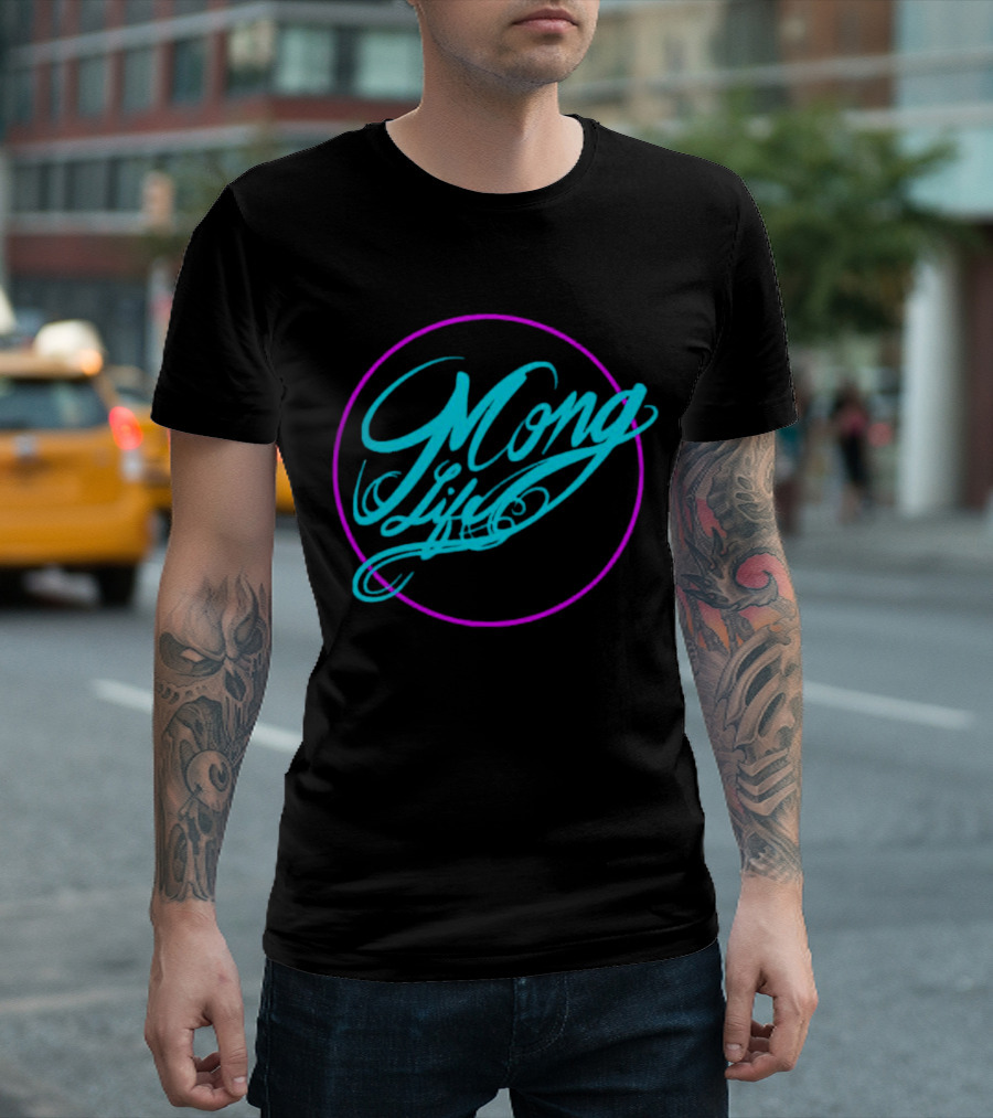 Mong Life Raff Grlllz Circle T-Shirt