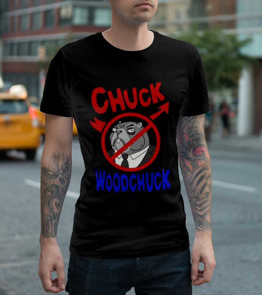Chuck Woodchuck Bojack Horseman Stop Sign Iconic Fan Reference T-Shirt