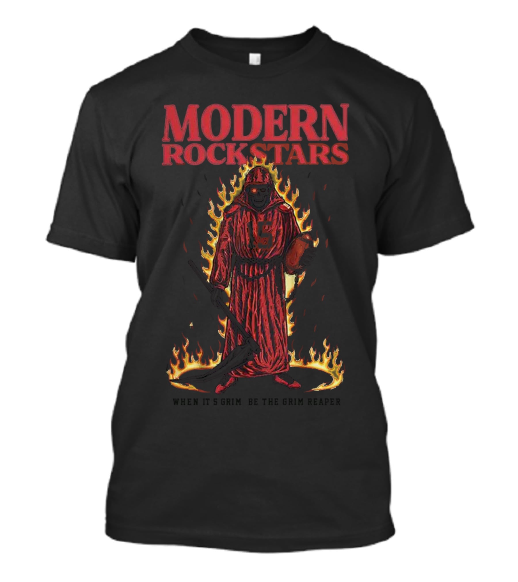 Modern Rockstars When It's Grim Be The Grim Reaper Patrick Mahomes T-Shirt