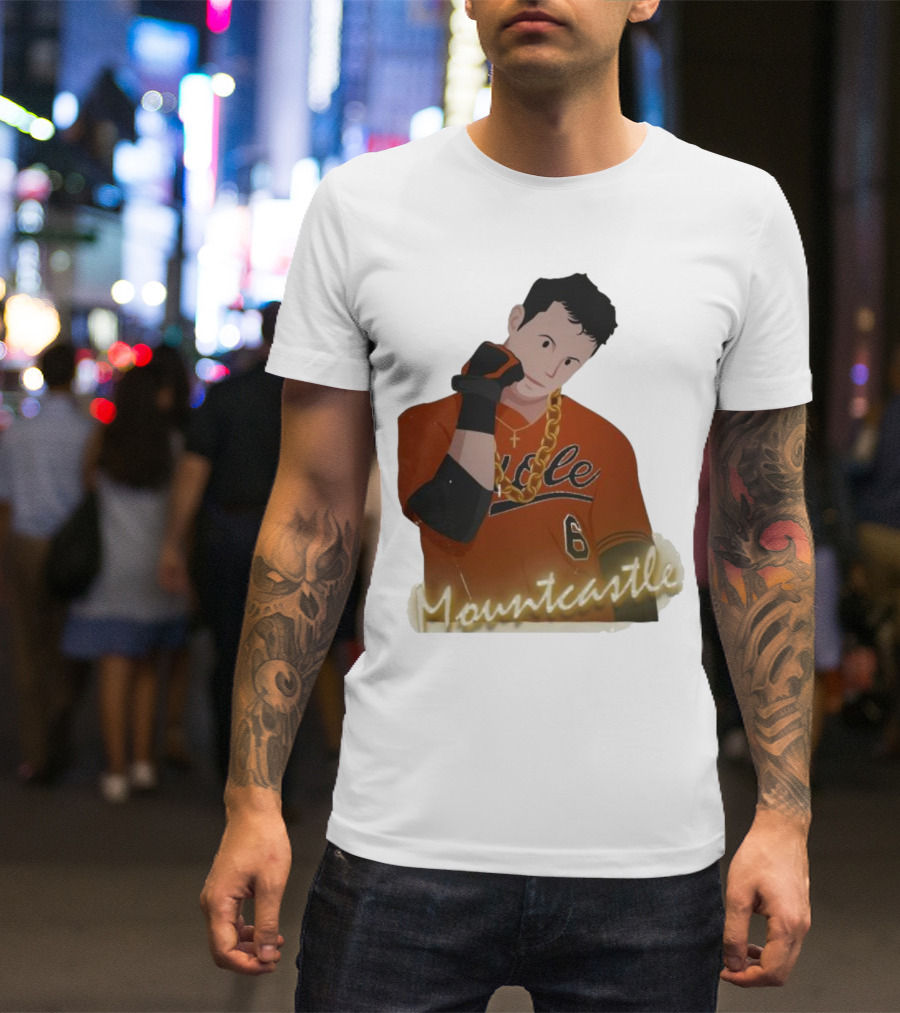 Mountcastle Neon Ryan Mountcastle Orioles Jersey Number Six T-Shirt