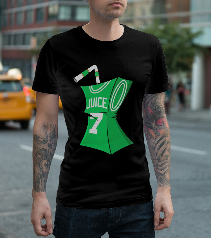 Juice Number 7 Jaylen Brown Boston Celtics Jersey T-Shirt