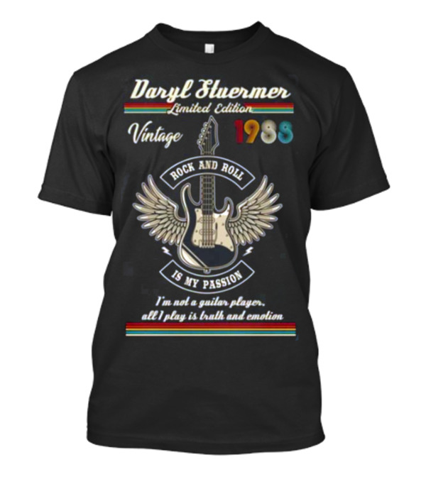 Daryl Stuermer Vintage 1988 Rock And Roll Is My Passion T-Shirt