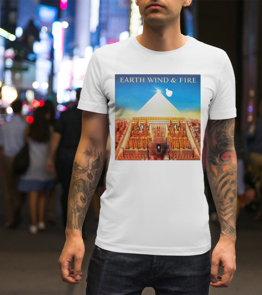 Earth Wind And Fire Pyramid And Sphinx T-Shirt