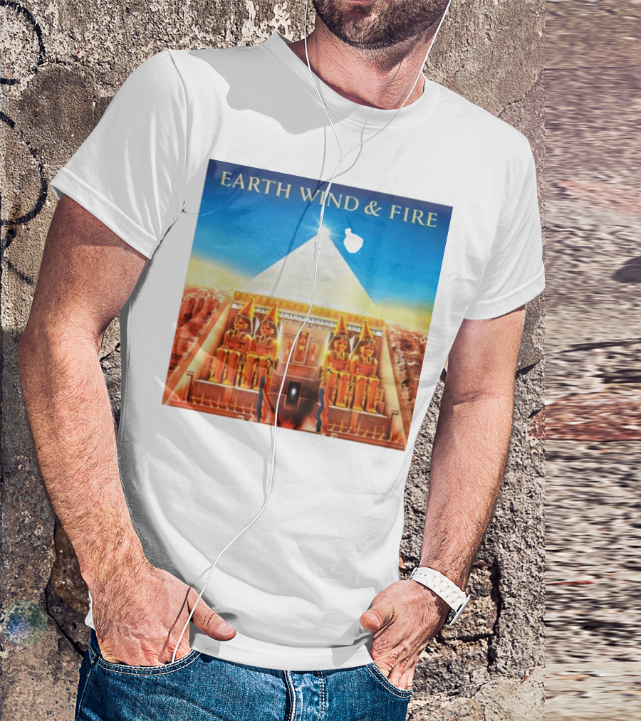 Earth Wind And Fire Pyramid And Sphinx T-Shirt