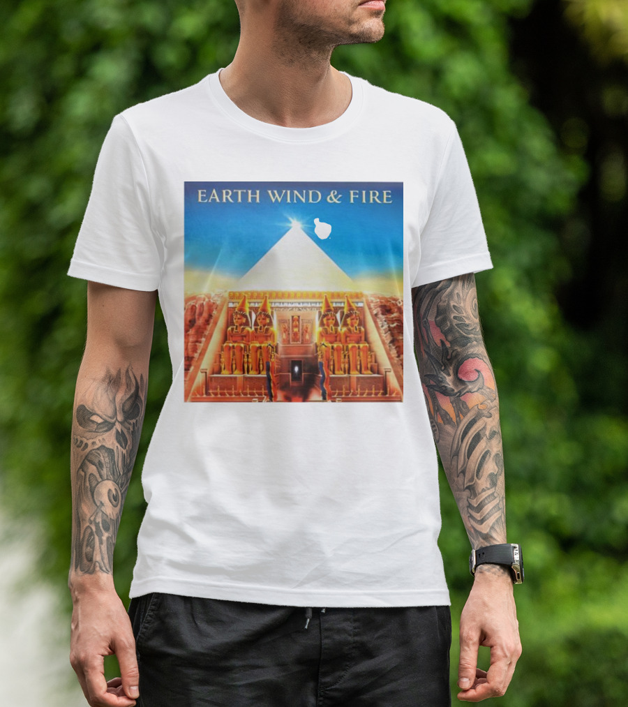 Earth Wind And Fire Pyramid And Sphinx T-Shirt