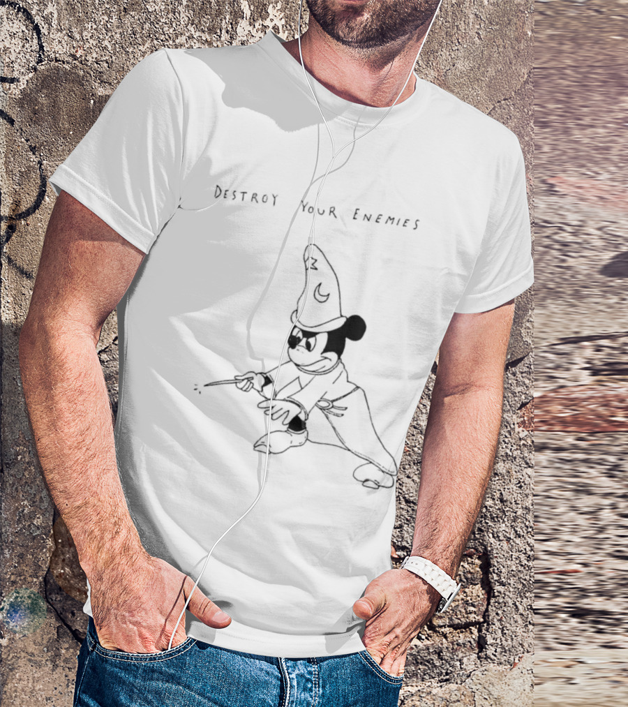 Destroy Your Enemies Sorcerer Magic Mouse T-Shirt