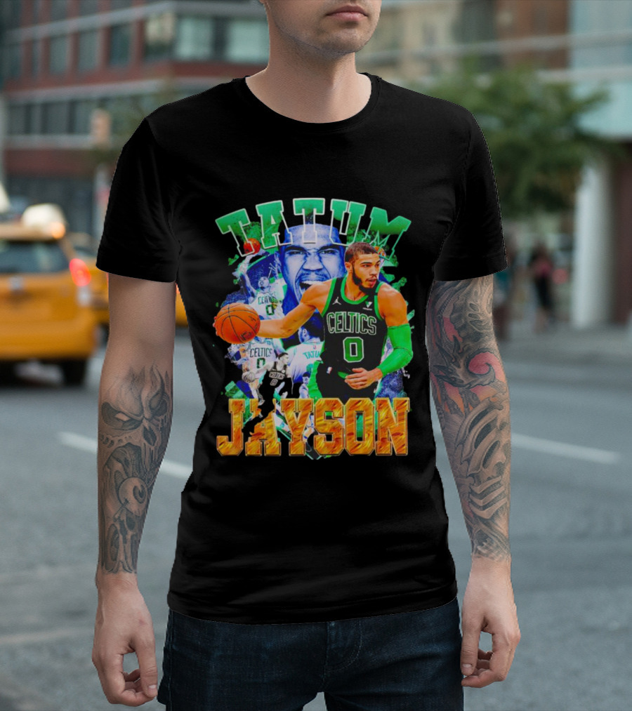 Tatum Celtics Jayson Basketball Star T-Shirt