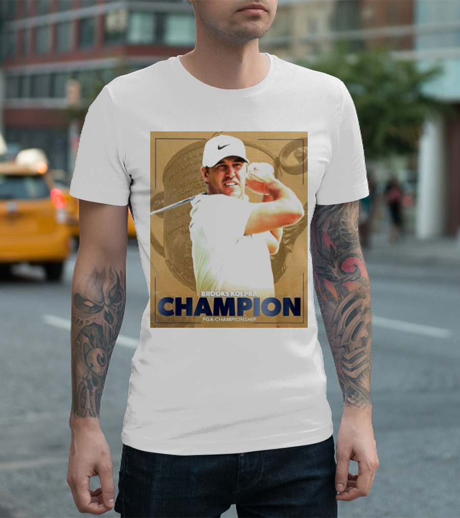 Brooks Koepka PGA Championship Champion T-Shirt