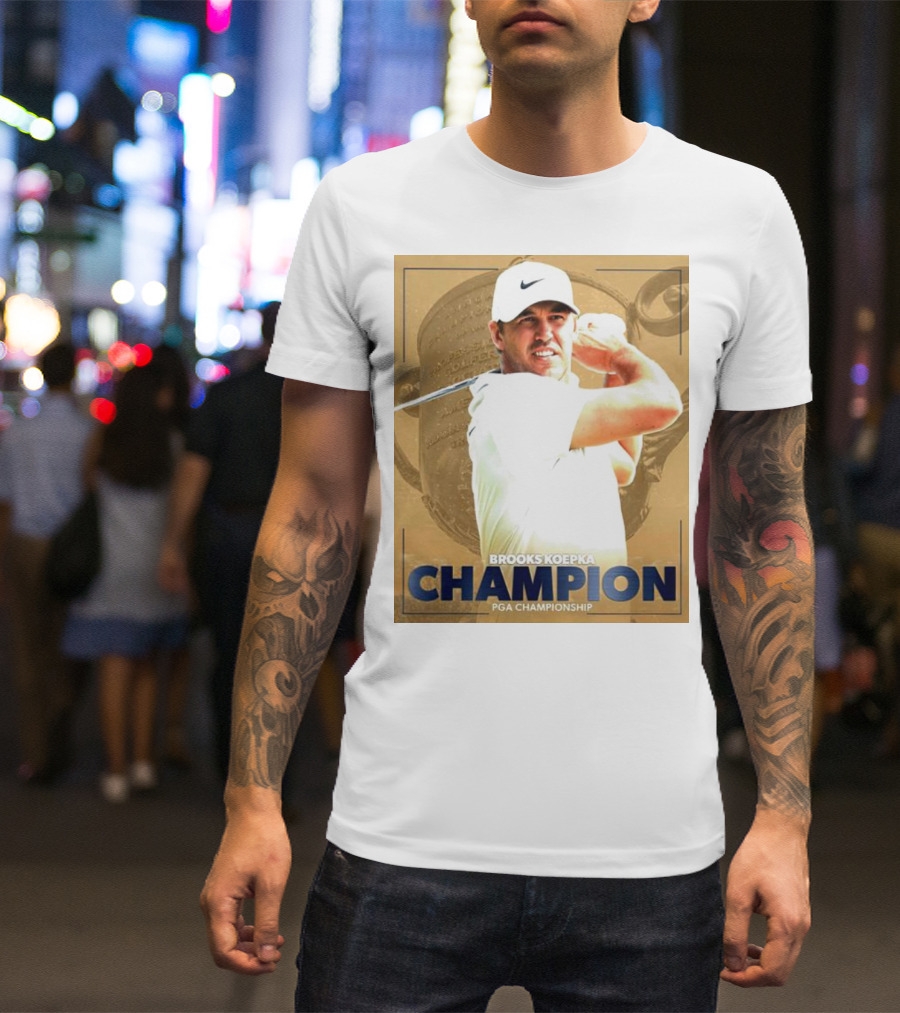 Brooks Koepka PGA Championship Champion T-Shirt