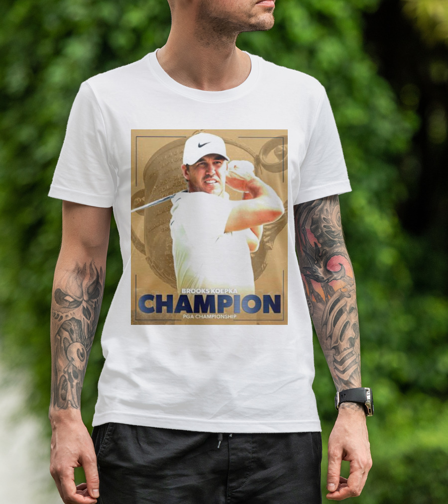 Brooks Koepka PGA Championship Champion T-Shirt