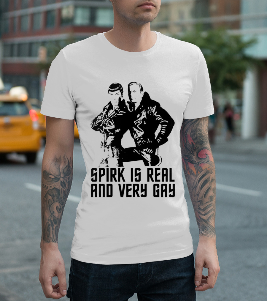 Spirk Is Real and Very Gay Star Trek T-Shirt