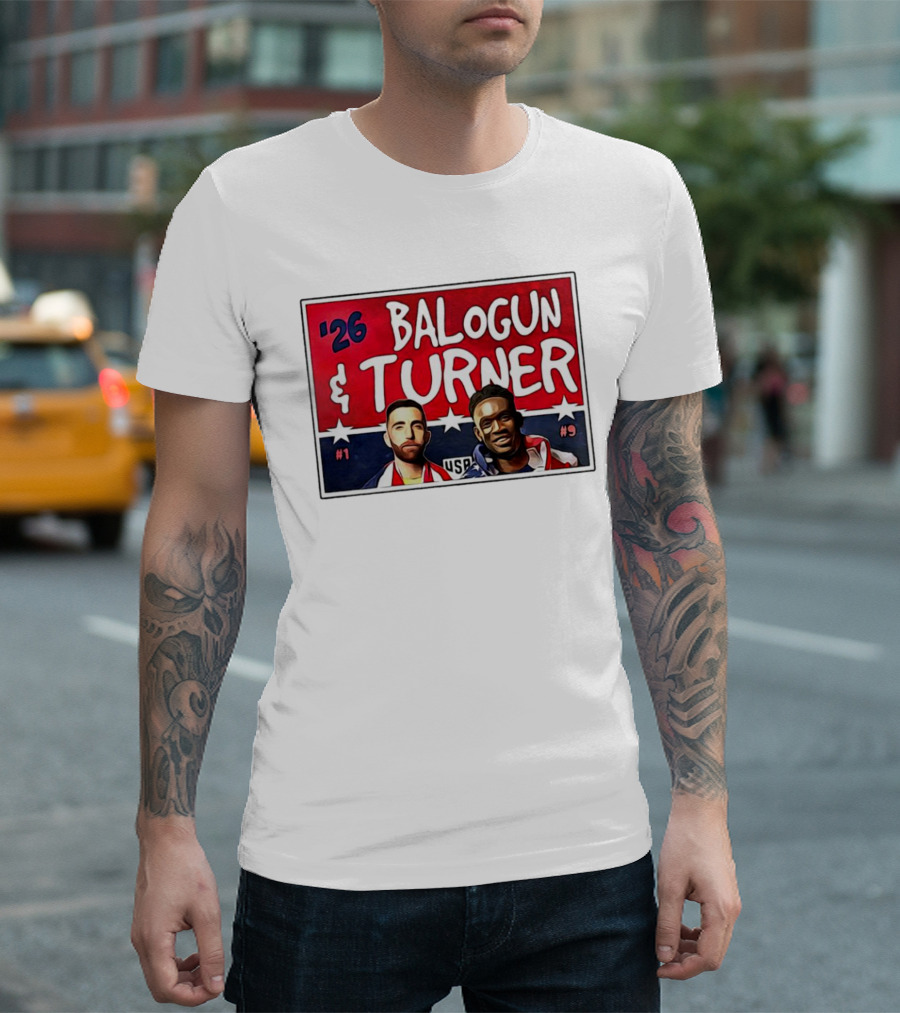 '26 Balogun Turner USA #1 #9 T-Shirt