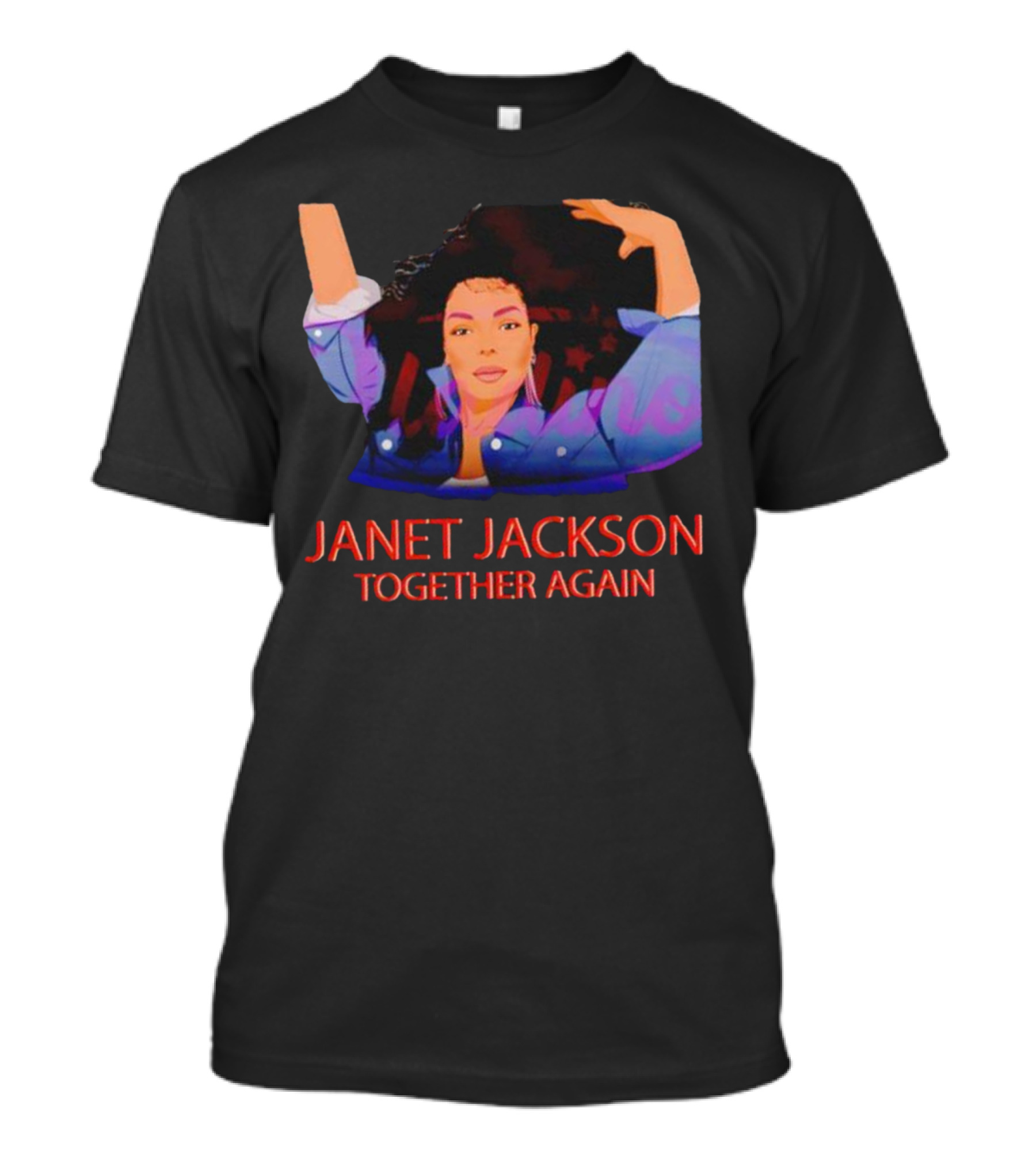 Janet Jackson Together Again Iconic Style Recognition T-Shirt