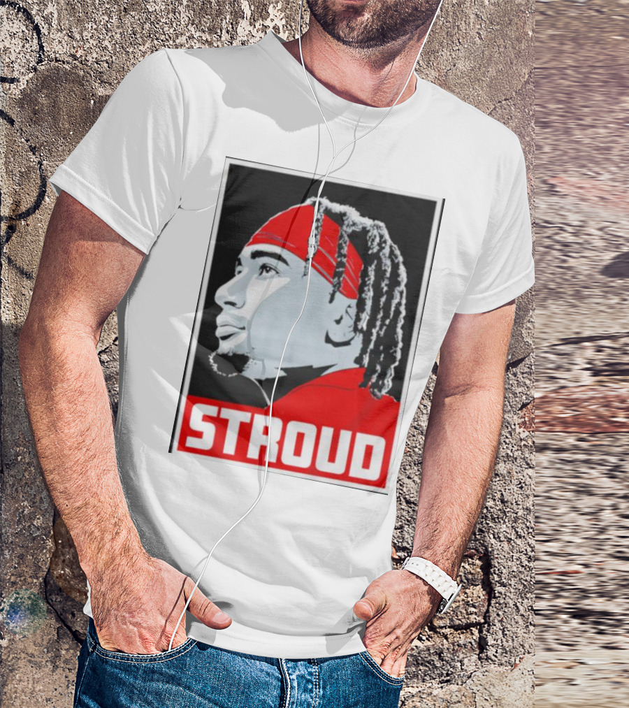 C.J. Stroud Ohio State Buckeyes Portrait Stroud T-Shirt