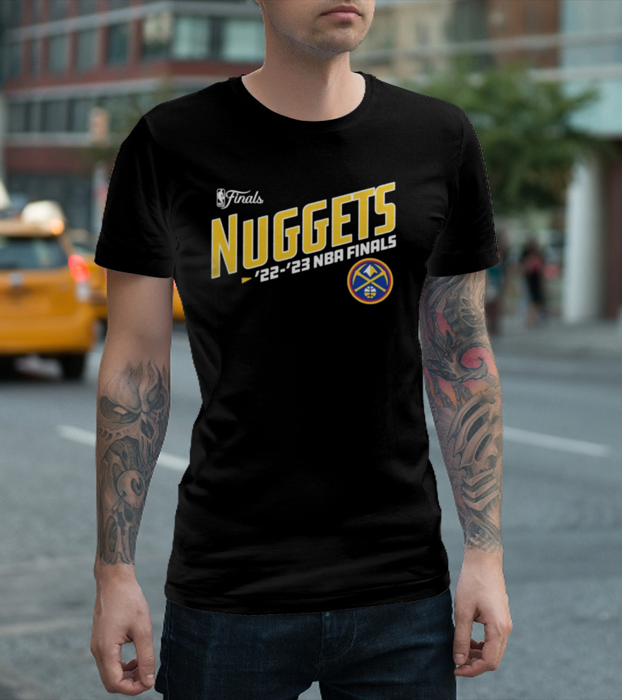 Nuggets '22-'23 NBA Finals Logo Denver Basketball Champion T-Shirt
