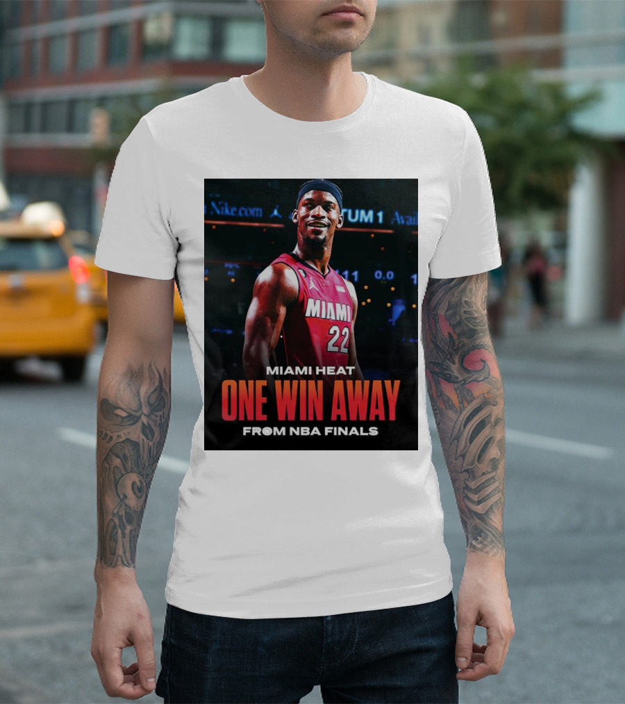 Jimmy Butler Miami Heat One Win Away From NBA Finals T-Shirt