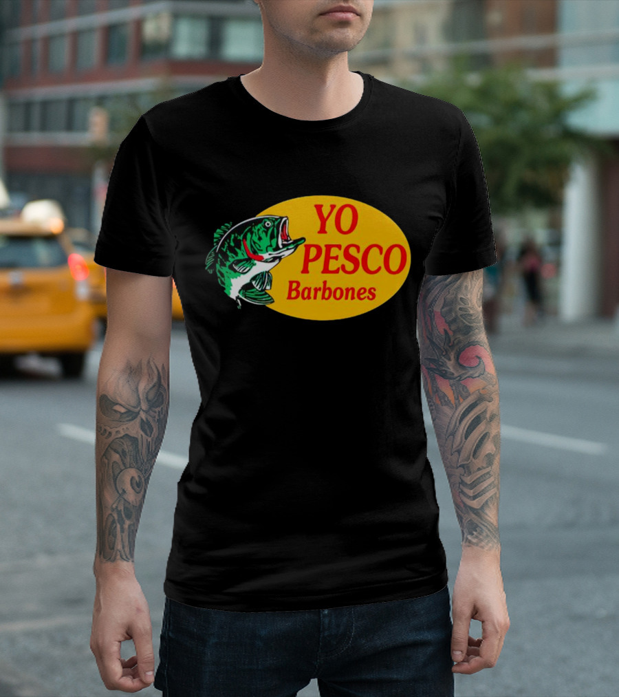 YO PESCO Barbones Big Fish T-Shirt
