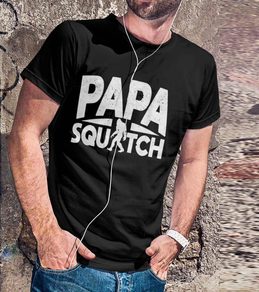 Papa Squatch Bigfoot T-Shirt