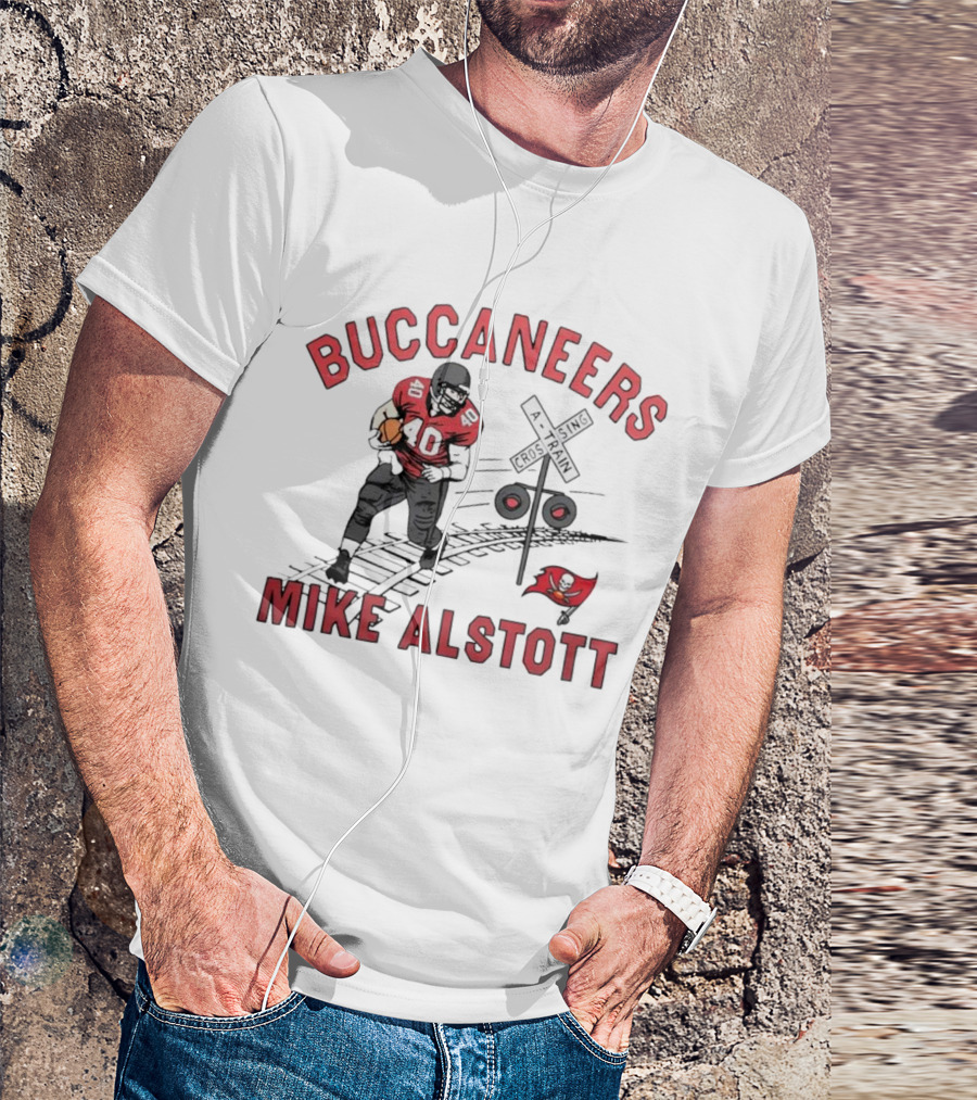 BUCCANEERS MIKE ALSTOTT A-TRAIN CROSSING T-Shirt