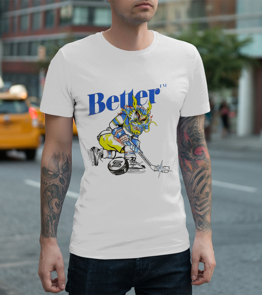 Better Sherwood Lion Hockey Dragon T-Shirt