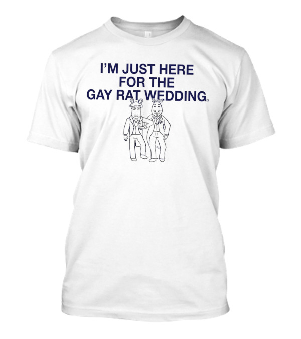 I'm Just Here For The Gay Rat Wedding Arthur Cartoon Characters T-Shirt