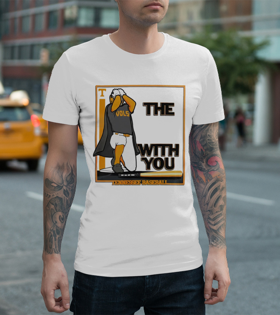 Tennessee Volunteers Baseball May the Vols Be with You T-Shirt