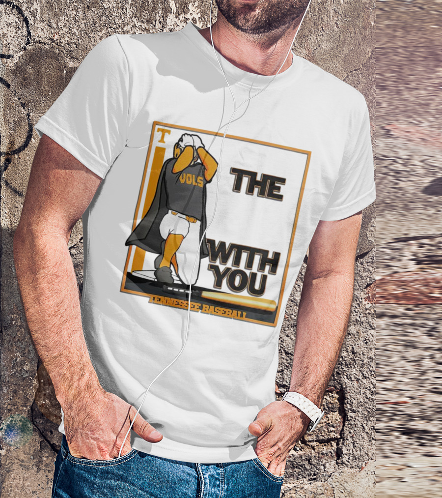 Tennessee Volunteers Baseball May The Vols Be With You T-Shirt