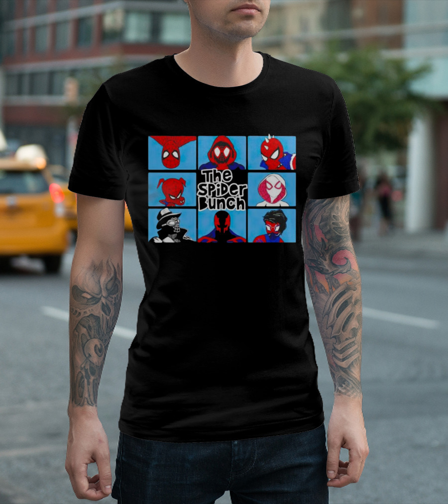 The Spider Bunch Spider-Man Faces Collection T-Shirt