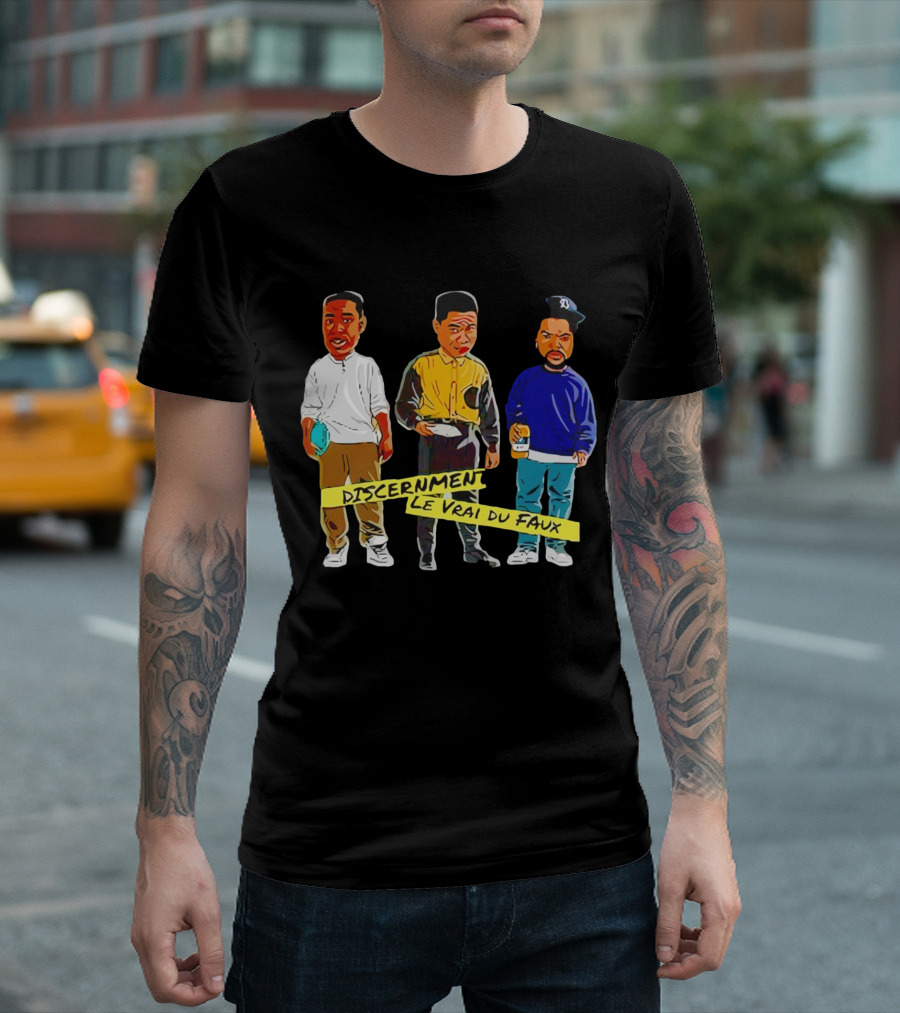 Discernment Le Vrai Du Faux Trio Iconic Figures T-Shirt