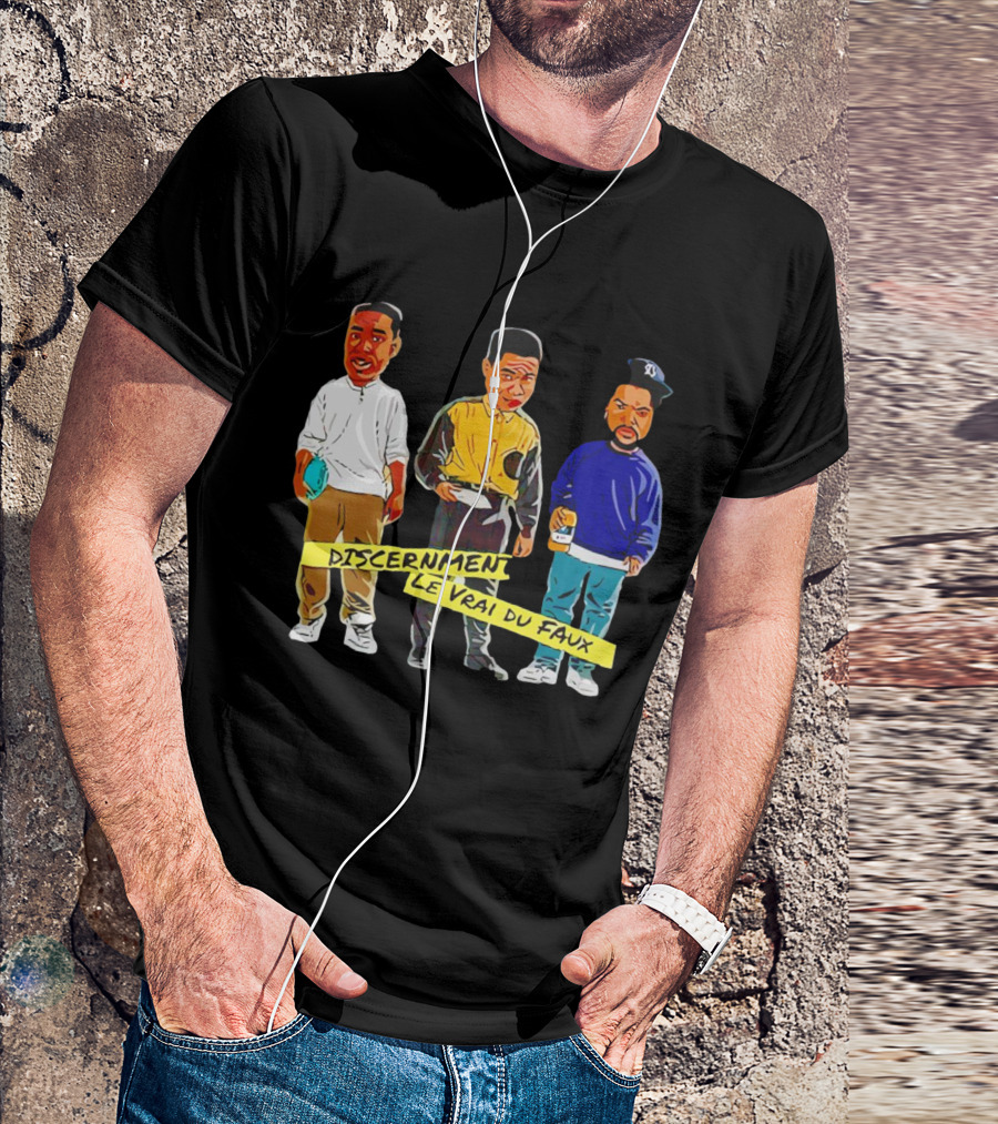 Discernment Le Vrai Du Faux Trio Iconic Figures T-Shirt