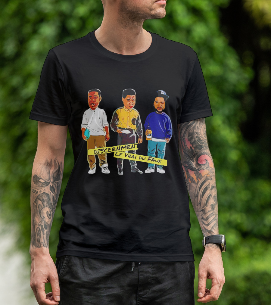 Discernment Le Vrai Du Faux Trio Iconic Figures T-Shirt