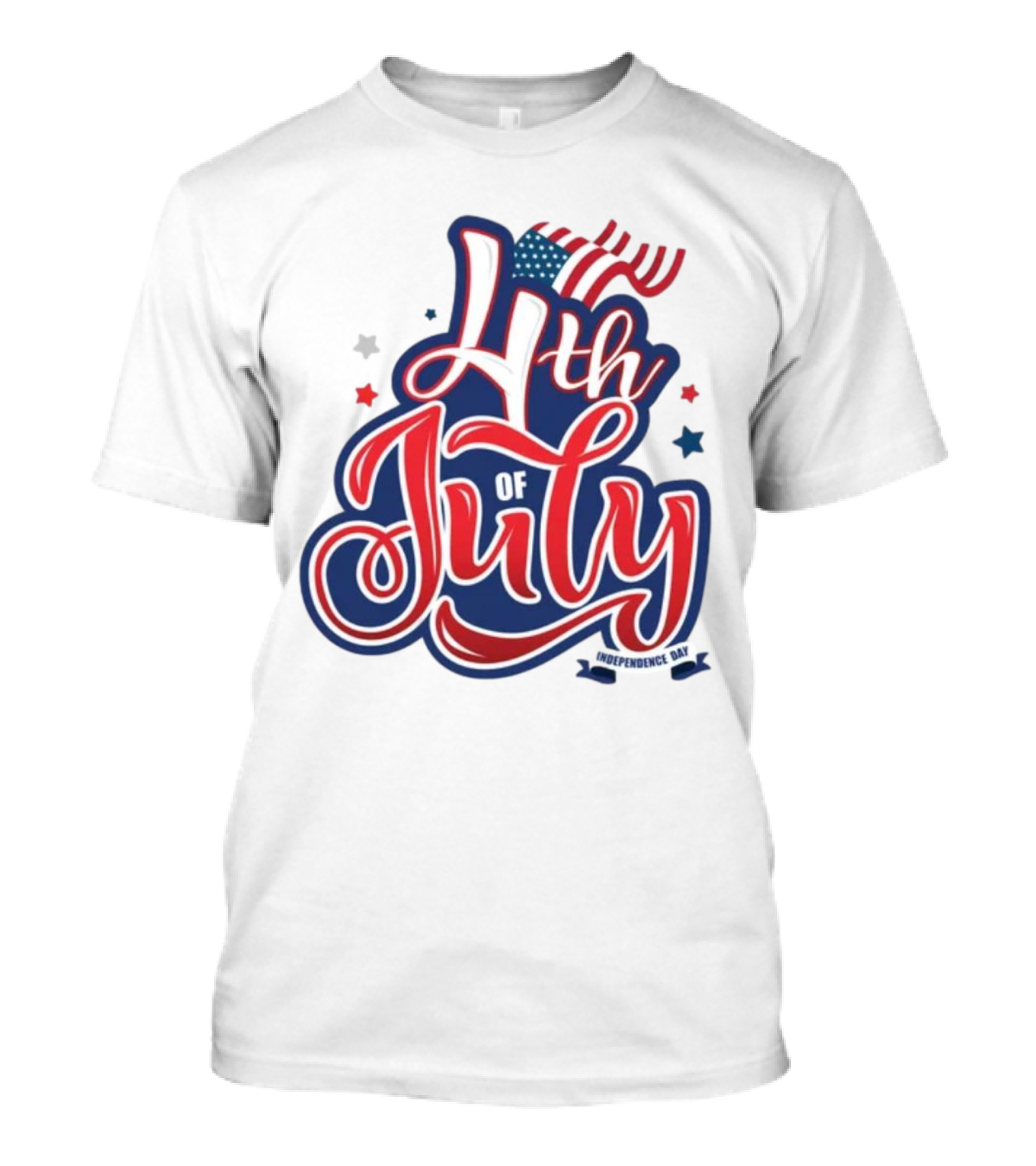4th Of July USA Independence Day Celebration With American Flag T-Shirt