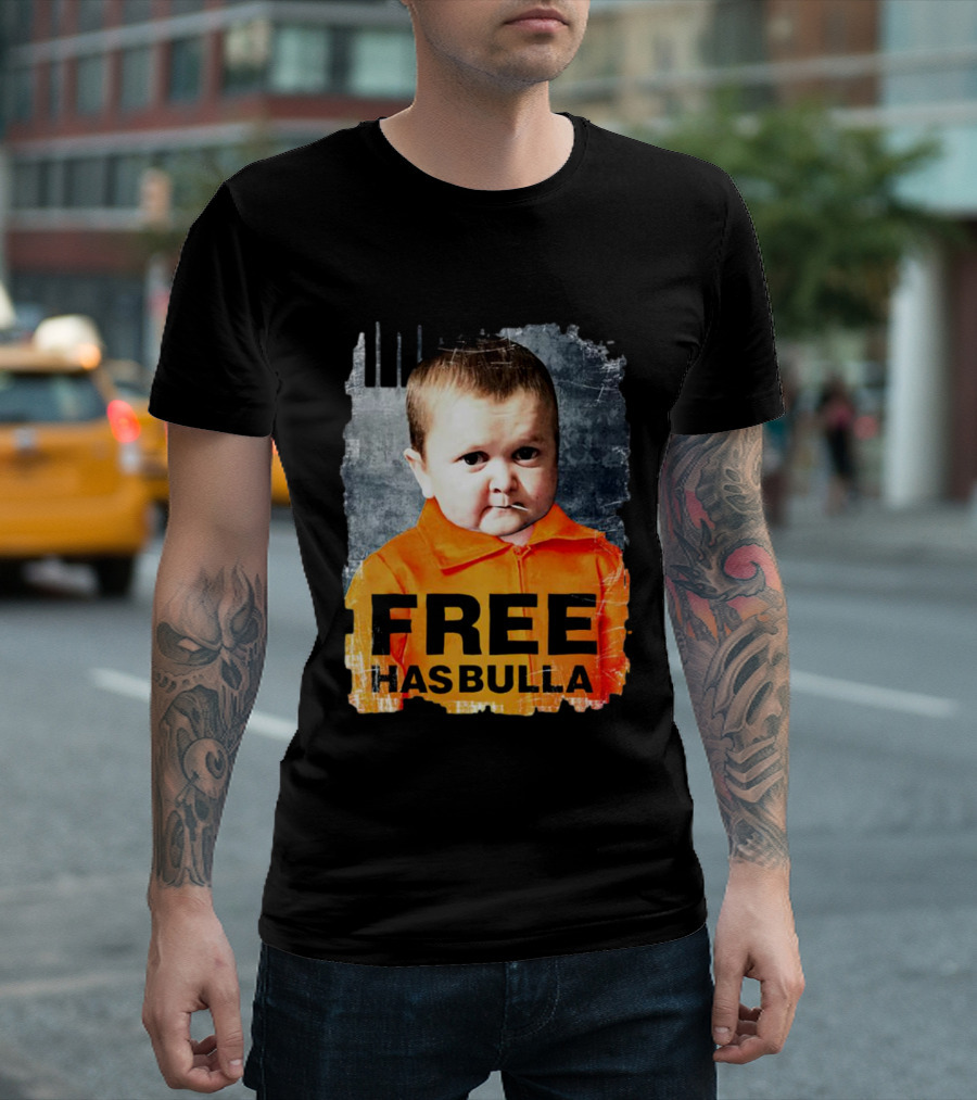 Hasbulla Magomedov Free Hasbulla Orange Jumpsuit T-Shirt