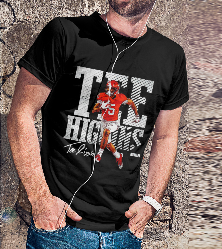 Tee Higgins NFLPA Cincinnati Football Signature T-Shirt