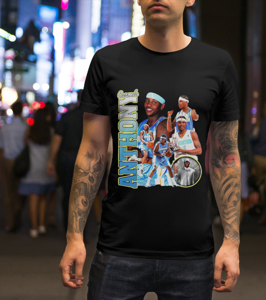 Carmelo Anthony Denver Basketball Legend T-Shirt