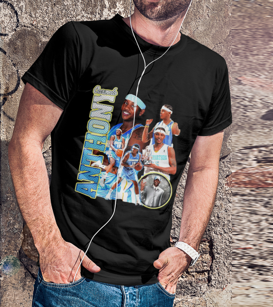 Carmelo Anthony Denver Basketball Legend T-Shirt