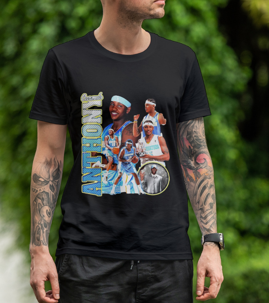 Carmelo Anthony Denver Basketball Legend T-Shirt