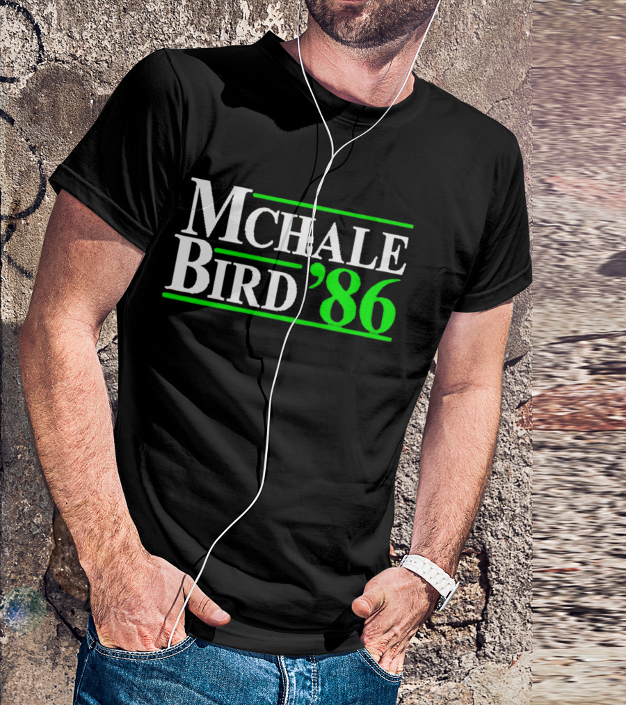 Mchale Bird '86 NBA Boston Celtics Duo T-Shirt