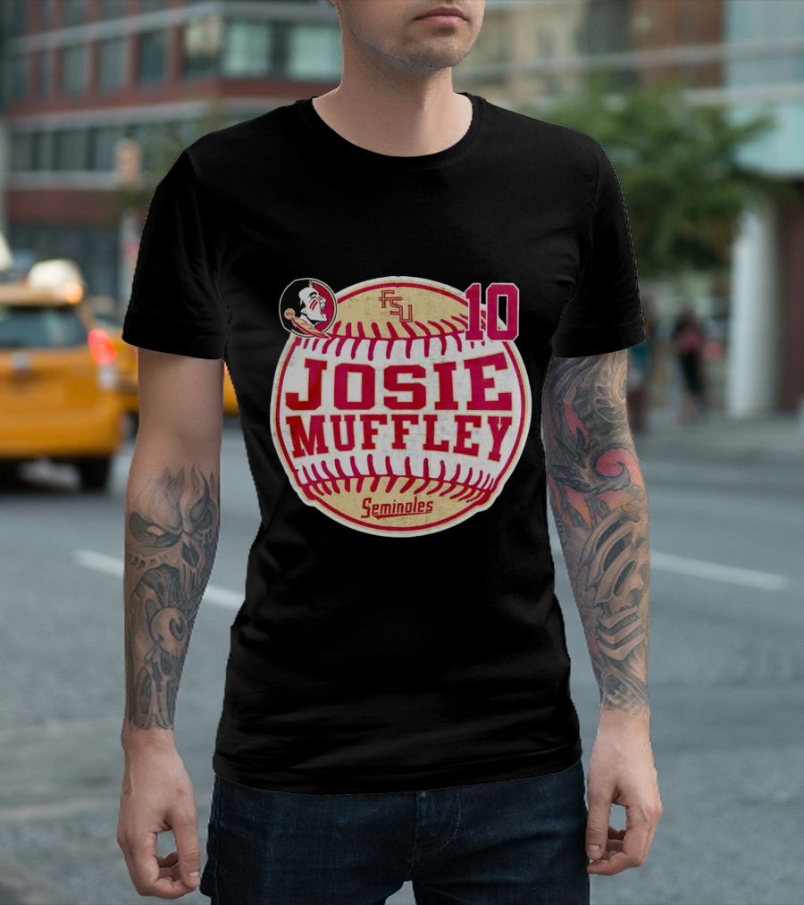 Florida State Seminoles Josie Muffley FSU Softball 10 T-Shirt