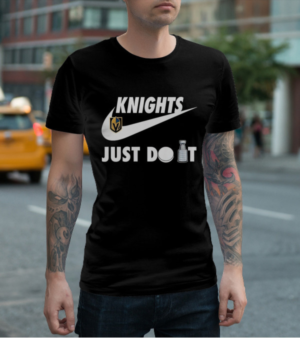 Knights Vegas Golden Hockey Just Do It Cup T-Shirt
