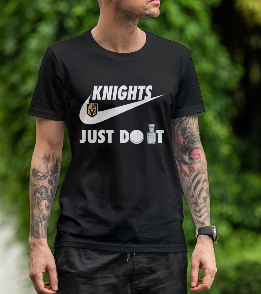 Knights Vegas Golden Hockey Just Do It Cup T-Shirt