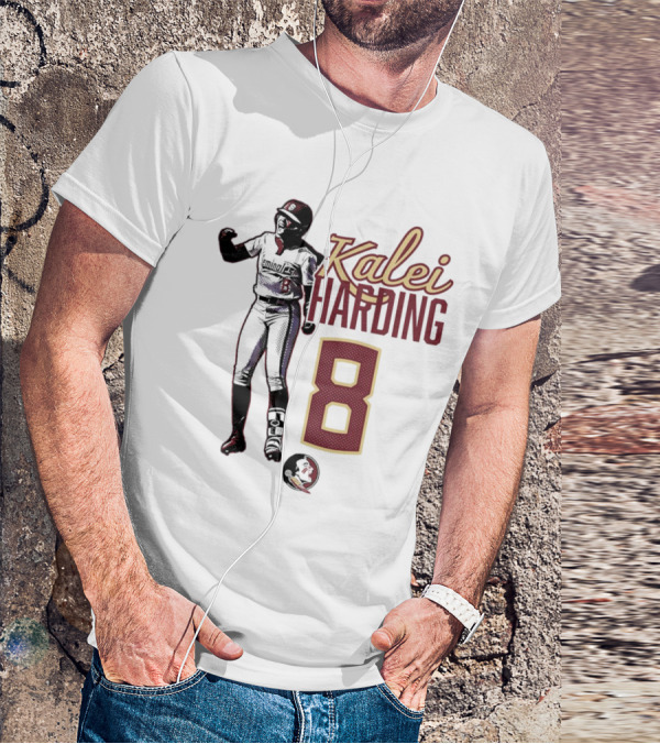 Kalei Harding 8 Florida State Seminoles Player T-Shirt