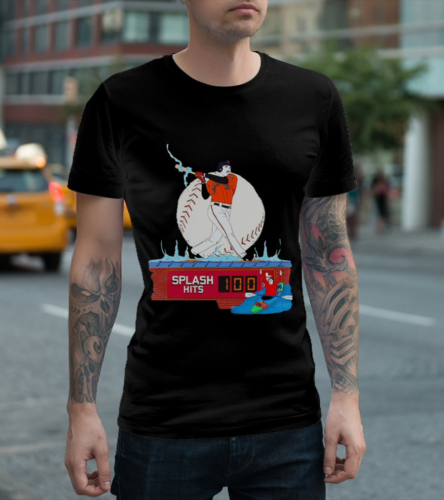 Splash Hits 100 McCovey Cove Baseball Kayaks T-Shirt