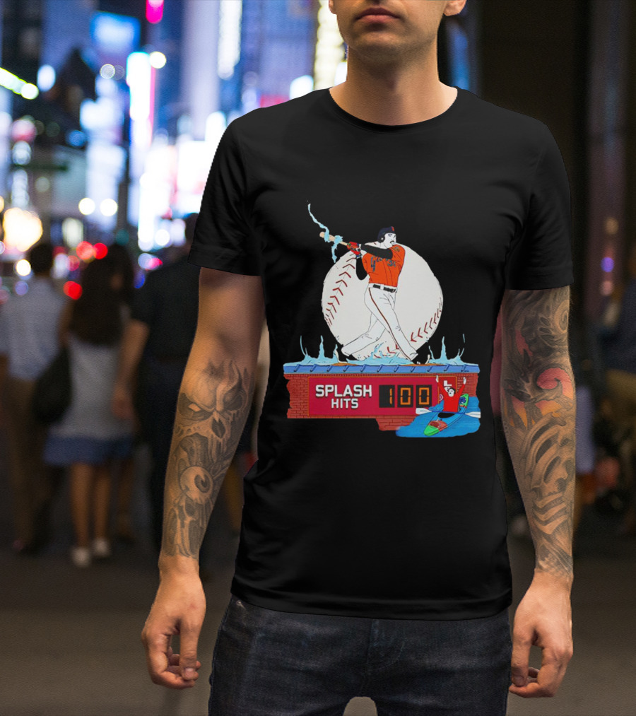Splash Hits 100 McCovey Cove Baseball Kayaks T-Shirt