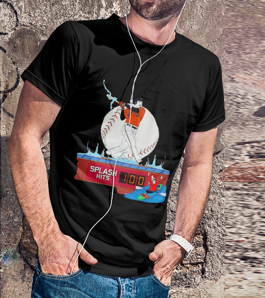 Splash Hits 100 McCovey Cove Baseball Kayaks T-Shirt